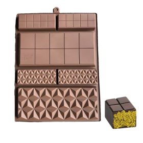 Szilikon Dubai táblás csokoládé forma-Nagy vegyes