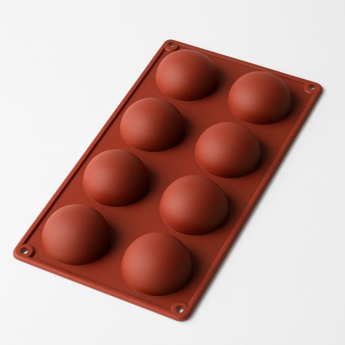Szilikon Sütőforma – Félgömb Alakú, 8 Részes