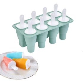  Összehajtható Többfunkciós Jégkrém Készítő – 8 Részes Szilikon Forma