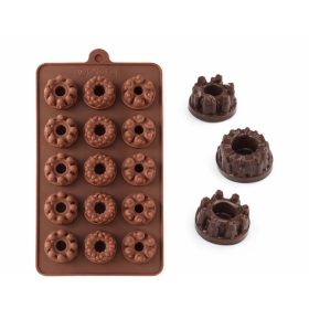 Szilikon Bonbon Forma – Mini kuglóf, 15 Részes