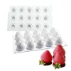 Szilikon Sütőforma – Eper Mousse 15 részes