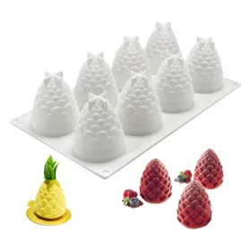 Szilikon Sütőforma – Ananász Mousse 12 részes