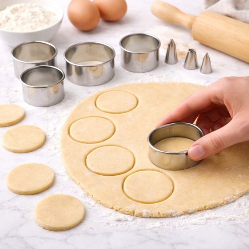 Kör fém sütemény kiszúró szett – 11 db