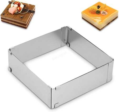 Állítható tortakeret, tortaforma 20-40cm, 10cm