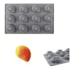 Szilikon Sütőforma – Mangó Mousse 12 részes
