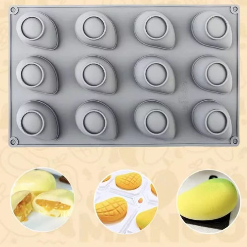 Szilikon Sütőforma – Mangó Mousse 12 részes