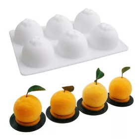 Szilikon Sütőforma – Narancs Mousse 6 részes