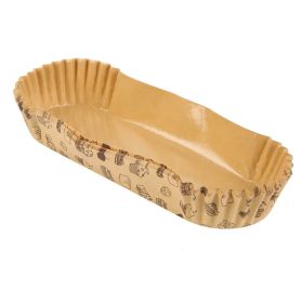 Hosszúkás Kraft Muffin Papír – Mintás 20 db