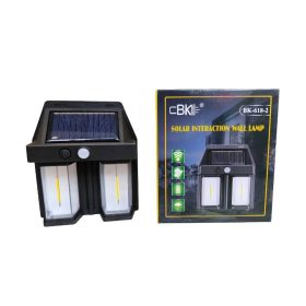   Napelemes mozgásérzékelő fali lámpa melegfénnyel - 2 LED