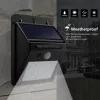 Solar Mozgásérzékelő Napelemes Kültéri Lámpa 30LED