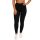 Puha tapintású hosszú női bambusz leggins - Fekete
