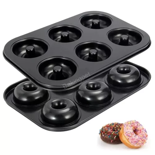Tapadásmentes bevonatú sütőforma-6 adag fánk