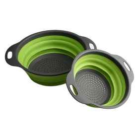   Összecsukható professzionális kör szilikon gyümölcsmosó