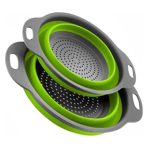 Összecsukható professzionális kör szilikon gyümölcsmosó