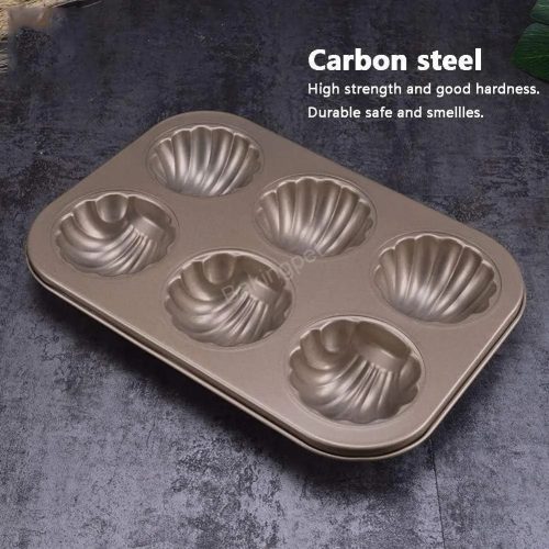 Tapadásmentes bevonatú sütőforma-kagyló