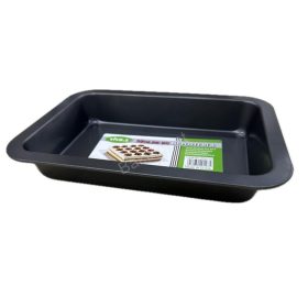 Rozsdamentes sütő tepsi-24x34x5,5cm