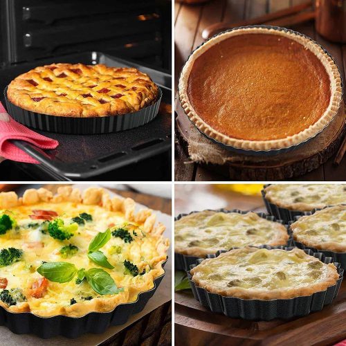 Kivehető aljú kerek pite sütőforma, tortaforma - 26 cm