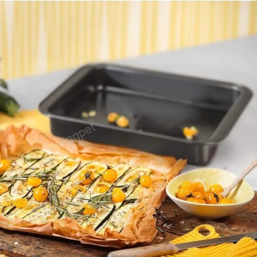 Rozsdamentes Sütő Tepsi – 28x22x5 cm