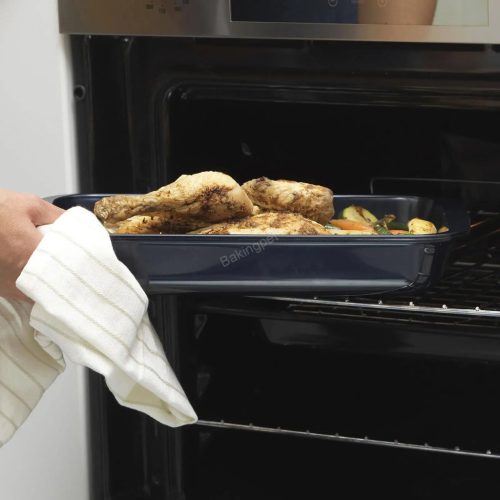 Rozsdamentes sütő tepsi-30x38x6cm