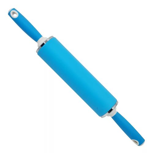 Szilikon nyújtófa, sodrófa szilikon nyéllel 50 cm
