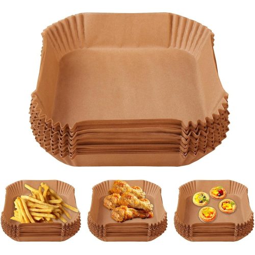 Sütőpapír forró levegős sütőhöz 16 cm 100db szögletes