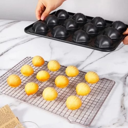 Sütemény sütőforma-barack minta 12 adag