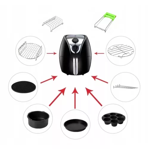 11 Részes Air Fryer Kiegészítő és Tartozék Szett