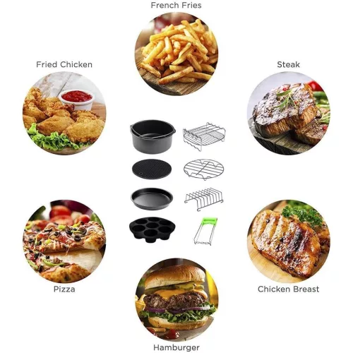 11 Részes Air Fryer Kiegészítő és Tartozék Szett