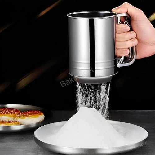 Konyhai szűrő, porcukor szóró - Közepes