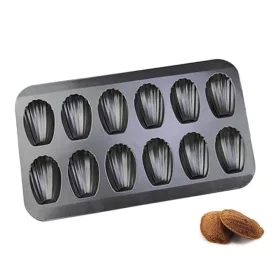 12 részes sütőforma, tepsi-Madeleine forma
