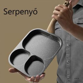 Tapadásmentes Multifunkciós Serpenyő – 3 Részes