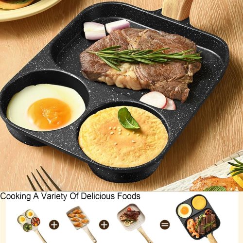 Tapadásmentes Multifunkciós Serpenyő – 3 Részes