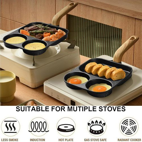 Tapadásmentes Multifunkciós Serpenyő – 3 Részes