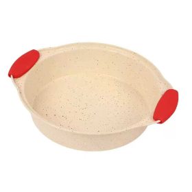 Prémium Kör Sütőtepsi Szilikon Fogóval