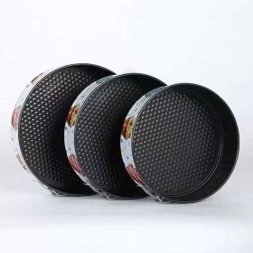 Mintás Kapcsos tortaforma szett, Kör 24,26,28 cm