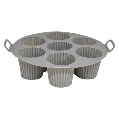 Air fryer szilikon forma, muffin forma 7 részes-20cm