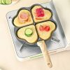Tapadásmentes tükörtojás serpenyő-négy szíves