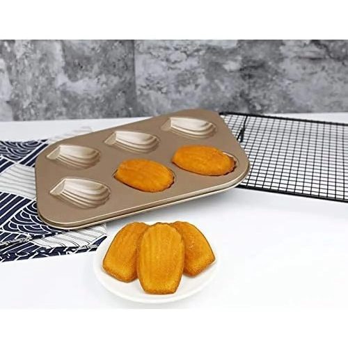 6 részes sütőforma, tepsi-Madeleine forma