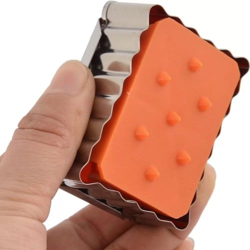 Rugós perec és linzer kiszúró-téglalap