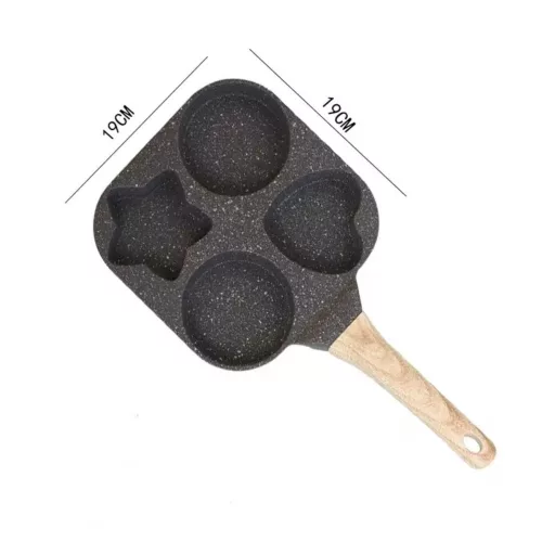 Tapadásmentes serpenyő-multifunkciónális 4 részes