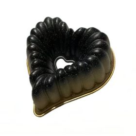 Prémium tapadásmentes kuglóf sütőforma-Szív minta