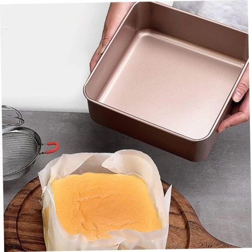 Rosegold négyzet alakú tortaforma, tapadásmentes-23 cm