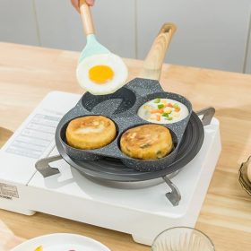 Tapadásmentes tojás és grillserpenyő-4 körös