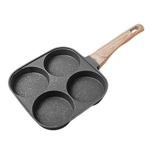 Tapadásmentes tojás és grillserpenyő-4 körös