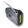 Hordozható AM/FM/SW Rádió Ébresztőórával és LED Lámpával