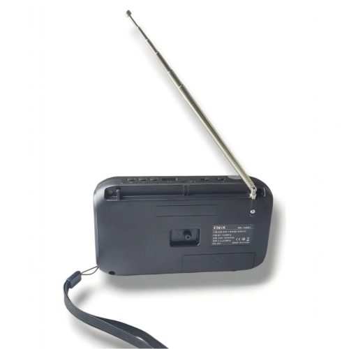 Hordozható AM/FM/SW Rádió Ébresztőórával és LED Lámpával