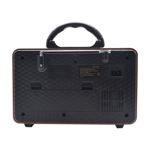 Retro hordozható AM / FM / SW rádió Bluetooth hangszóróval