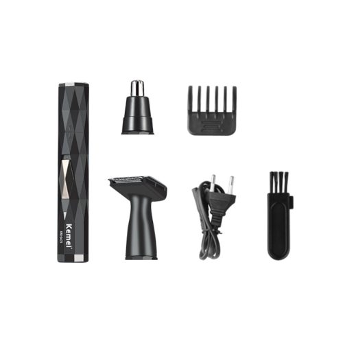 Kemei KM-6673 2 az 1-ben újratölthető borotva