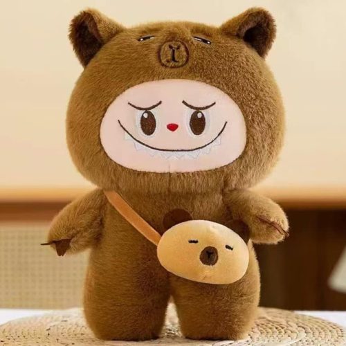 Labubu Capybara jelmezben táskával - 20cm