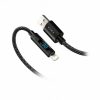 Ezra Lightning töltőkábel kijelzővel 12W - 1 m